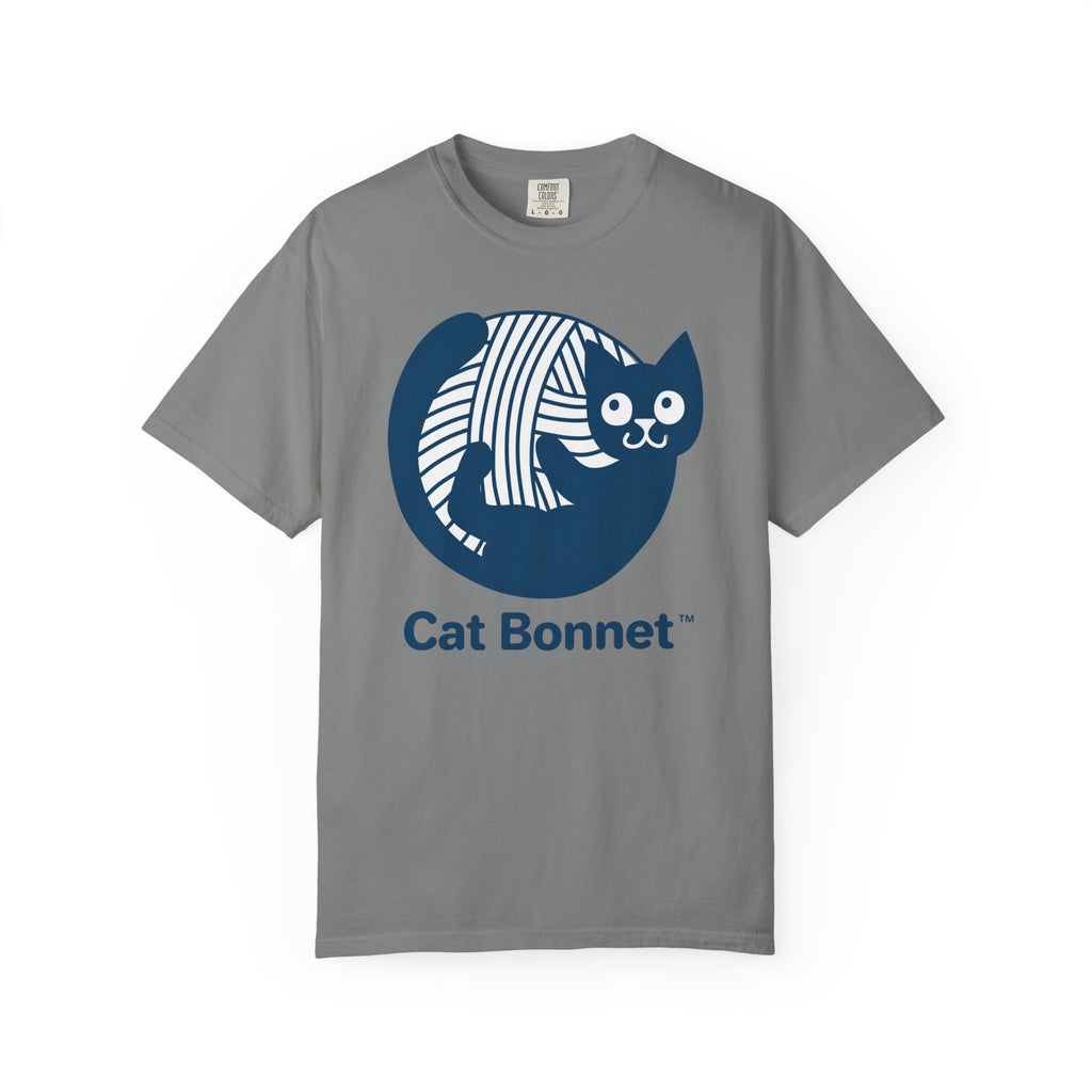 Cat Bonnet  — Cute Yarn Cat Graphic Tee