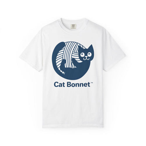 Cat Bonnet  — Cute Yarn Cat Graphic Tee