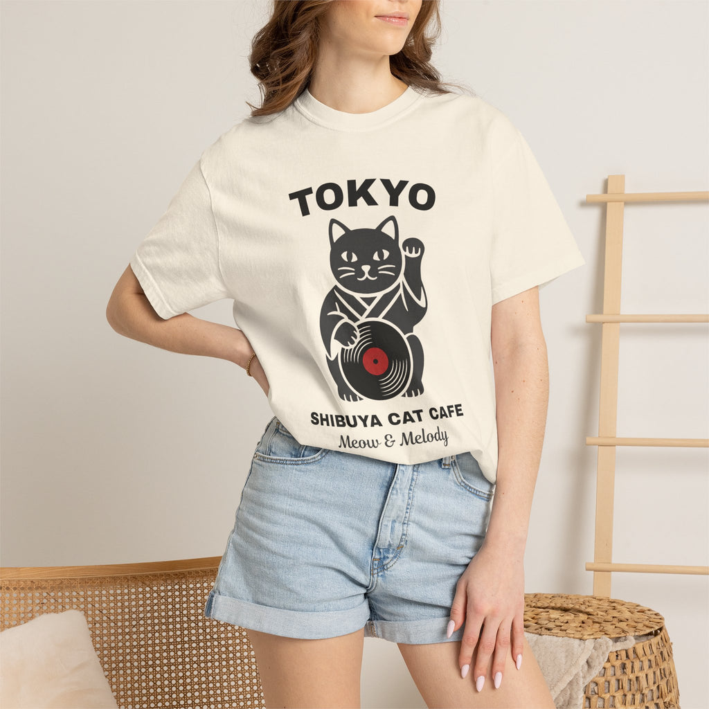 Tokyo Shibuya Cat Cafe T-Shirt — Meow & Melody Graphic Tee