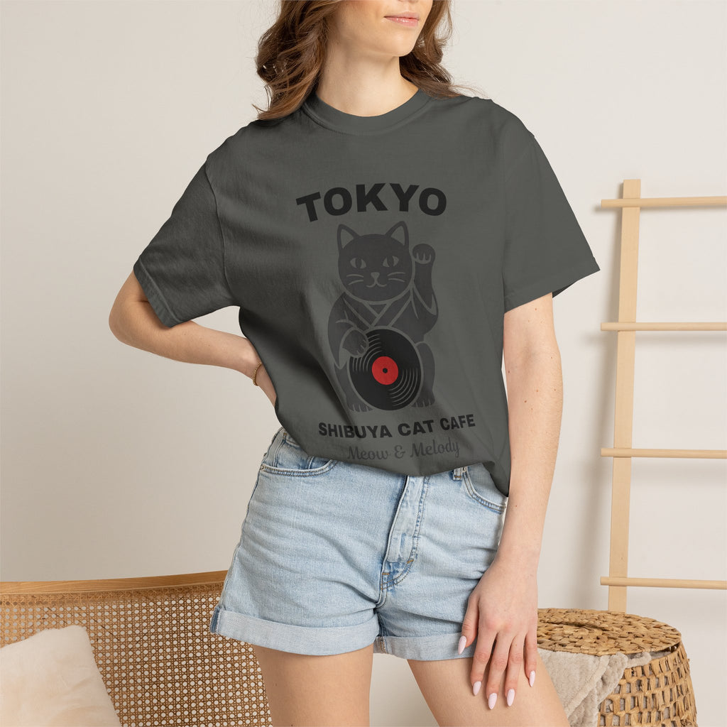 Tokyo Shibuya Cat Cafe T-Shirt — Meow & Melody Graphic Tee