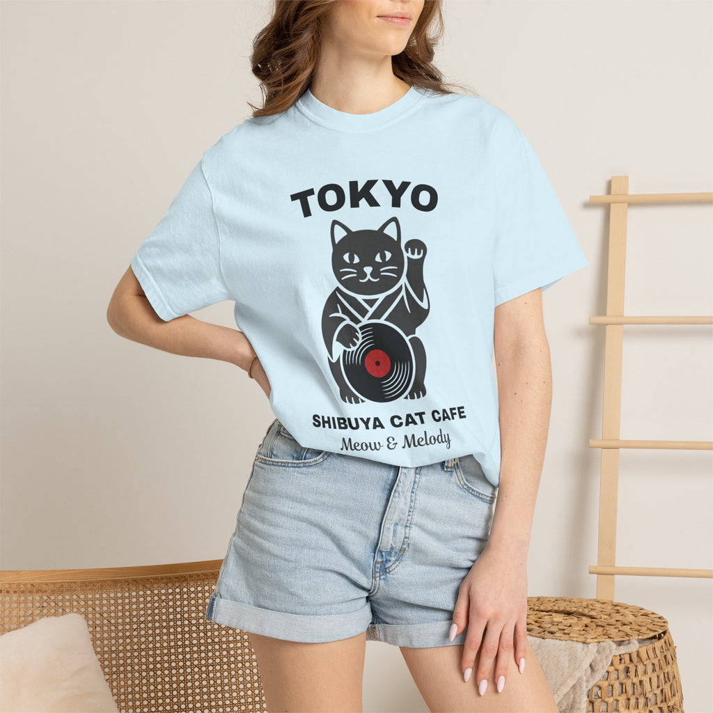 Tokyo Shibuya Cat Cafe T-Shirt — Meow & Melody Graphic Tee