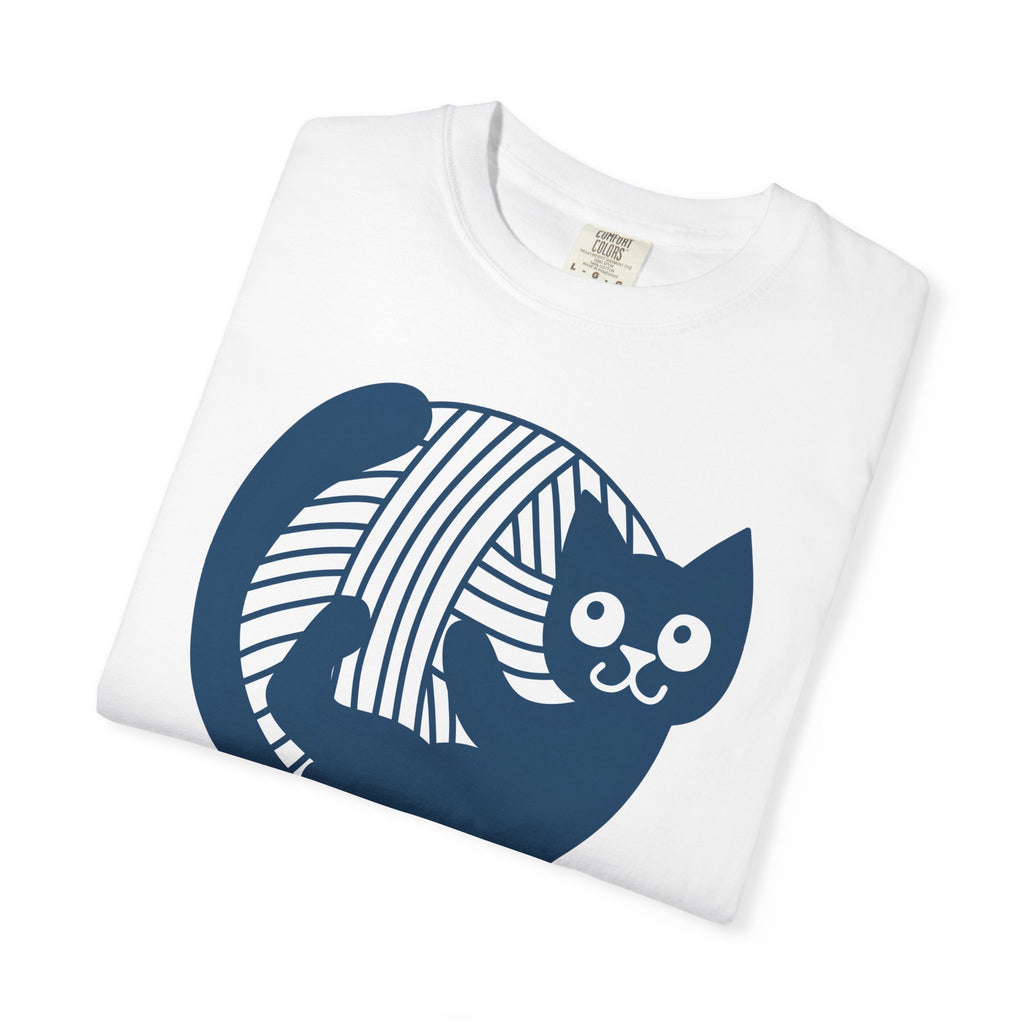 Cat Bonnet  — Cute Yarn Cat Graphic Tee