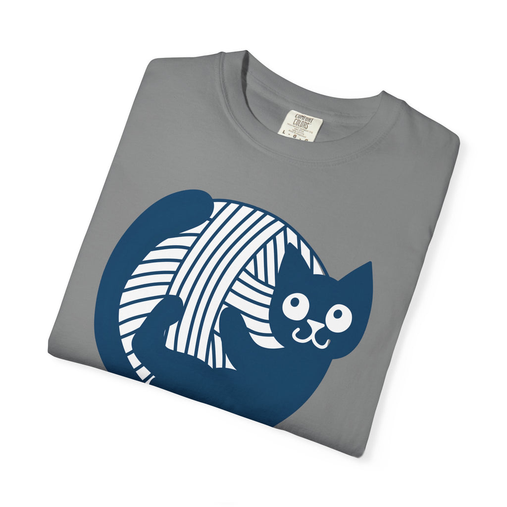 Cat Bonnet  — Cute Yarn Cat Graphic Tee