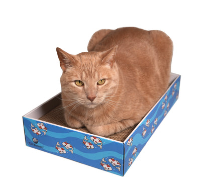 Rectangular Cat Scratcher with 3 Cardboard Pads