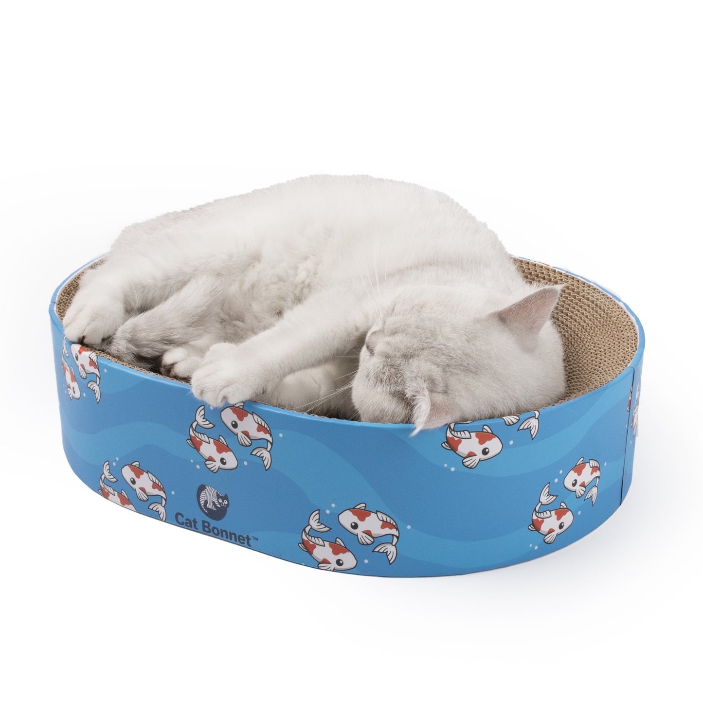 Oval Cat Scratcher and Bed